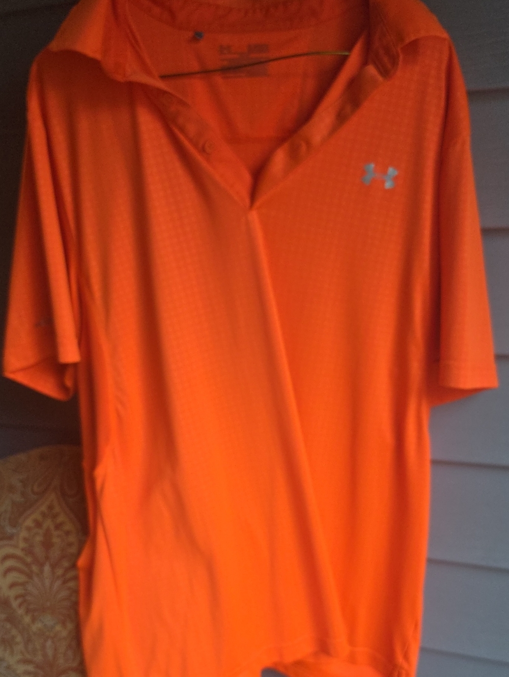 Under Armour Men’s Bright Orange Golf Polo